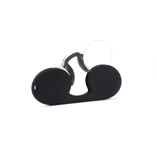 Pince-nez reading glasses without arms