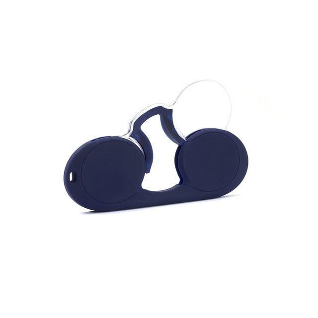Pince-nez reading glasses without arms