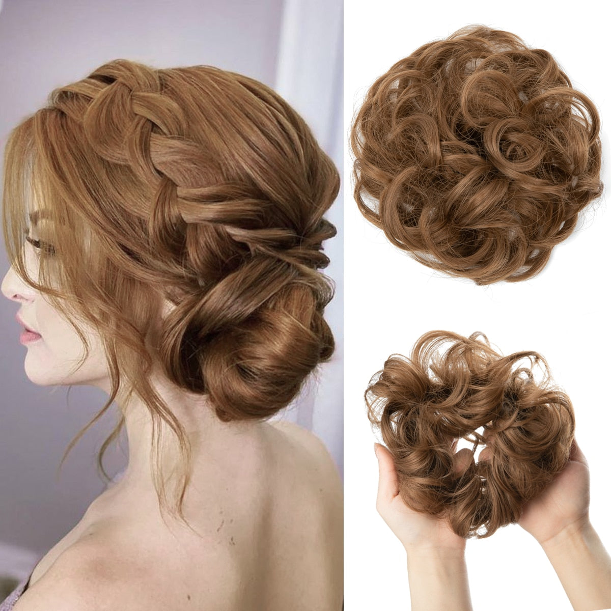 Messy bun scrunchie