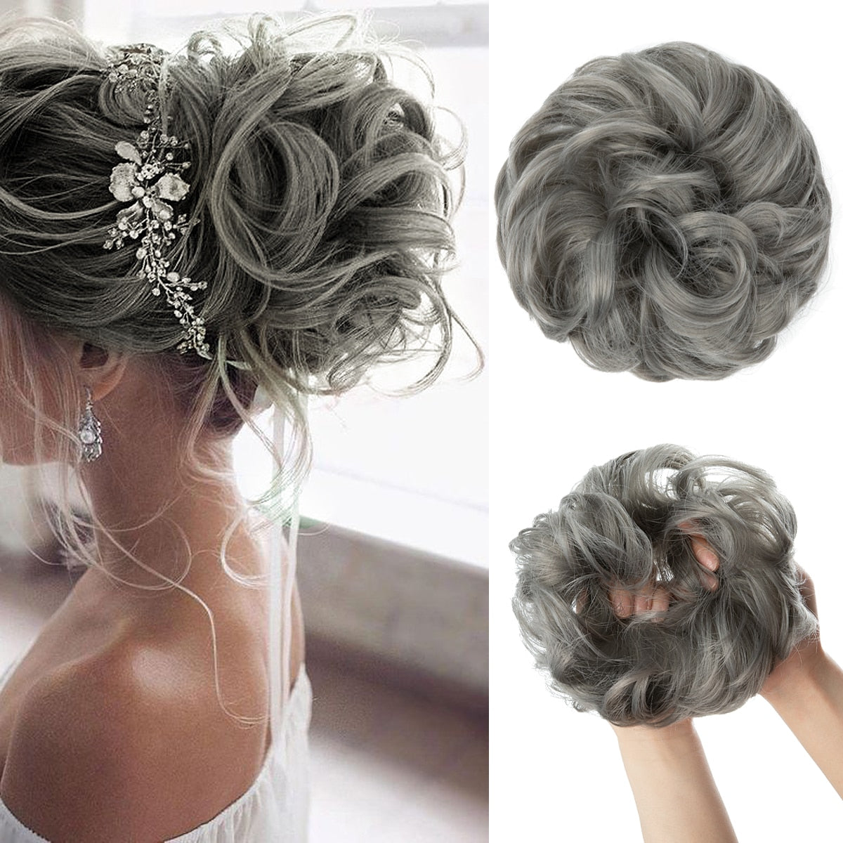 Messy bun scrunchie
