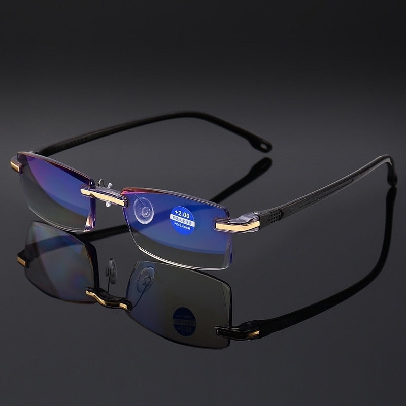 Unbreakable blue light blocking reading glasses