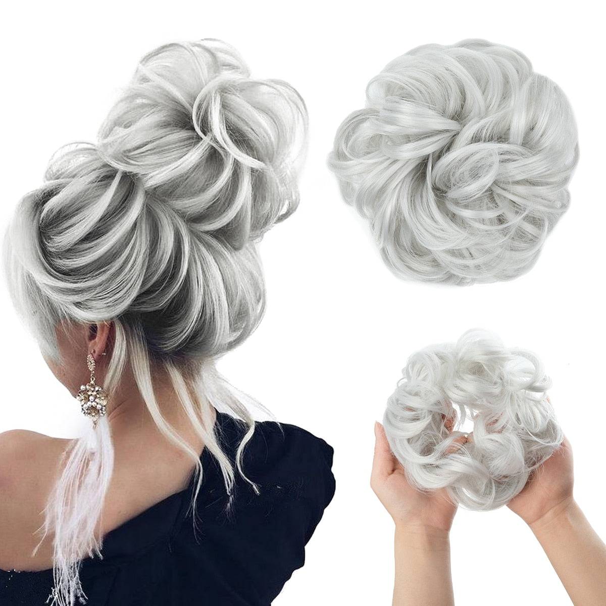 Messy bun scrunchie