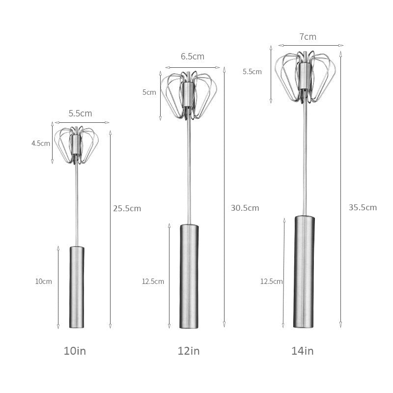 Fouet semi-automatique en acier inoxydable