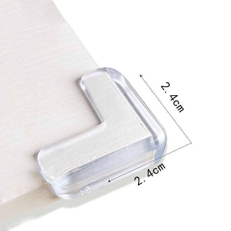 16 x Protecteurs d'angles de meuble en silicone