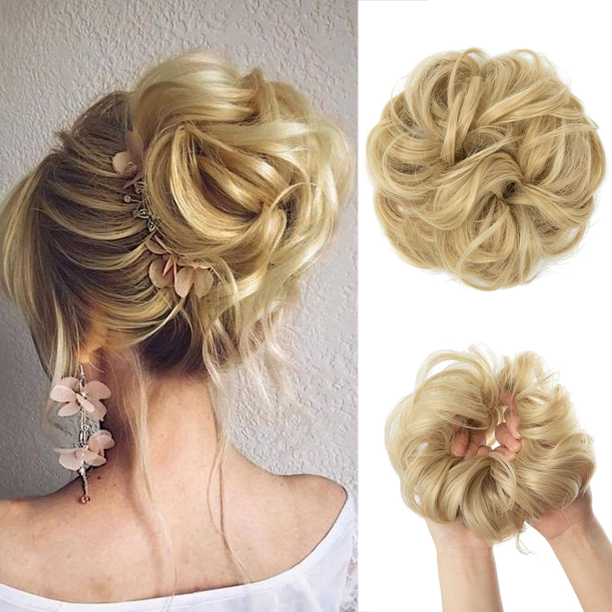 Messy bun scrunchie