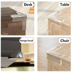 16 x Protecteurs d'angles de meuble en silicone