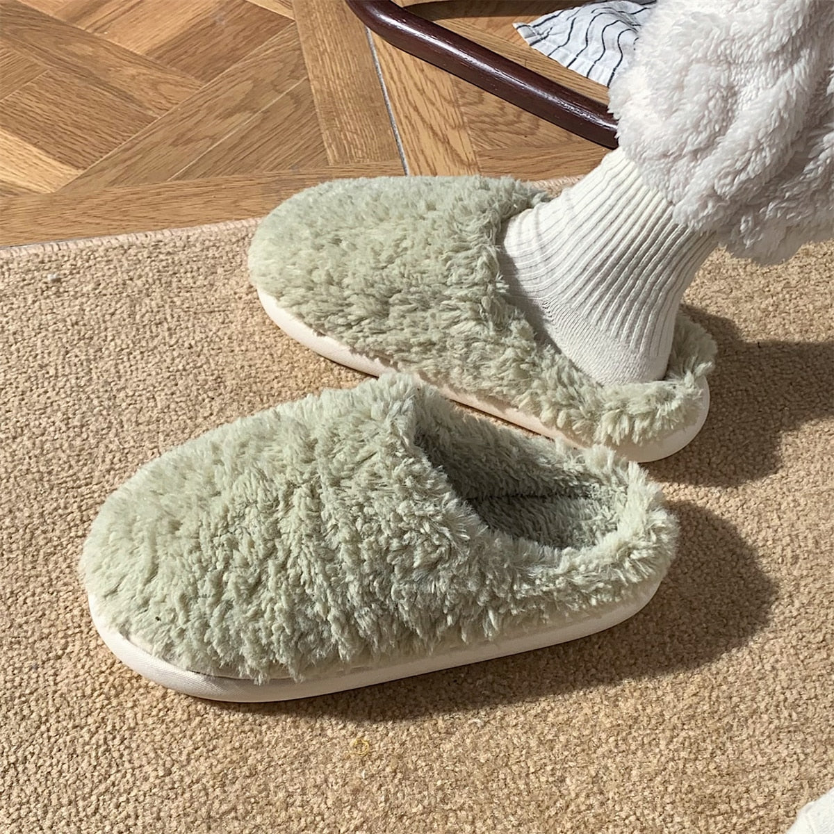 Pantoufles d'hiver confortables