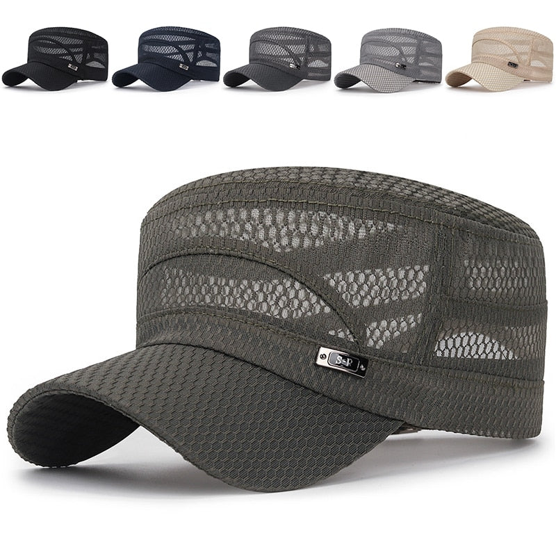 Casquette en maille respirante