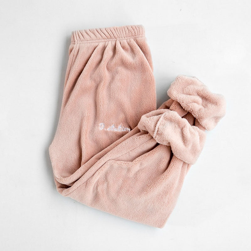 Pyjama femme chaud et confortable en flanelle