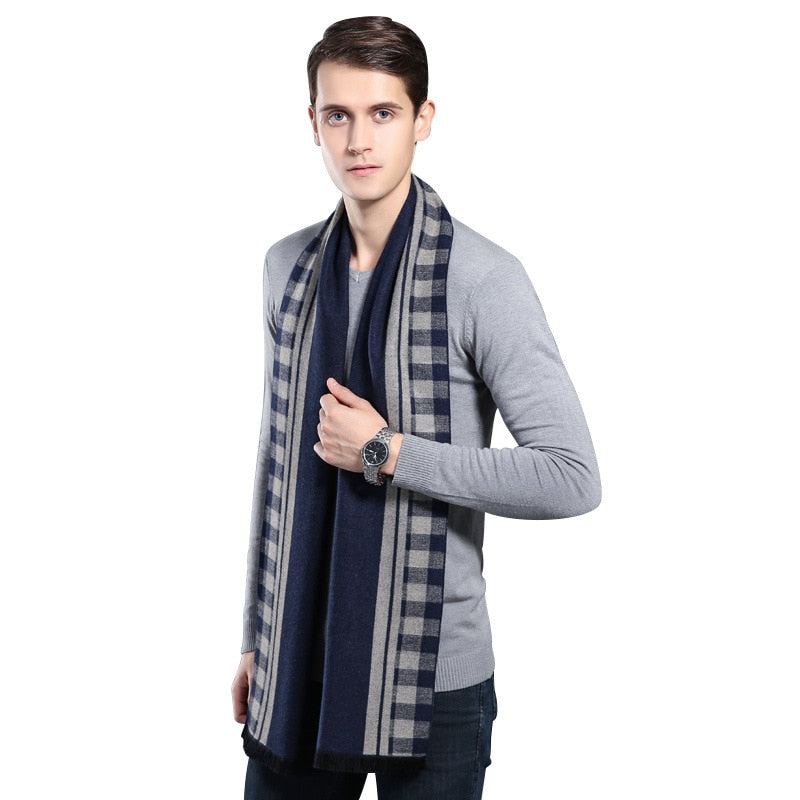 Echarpe cachemire homme
