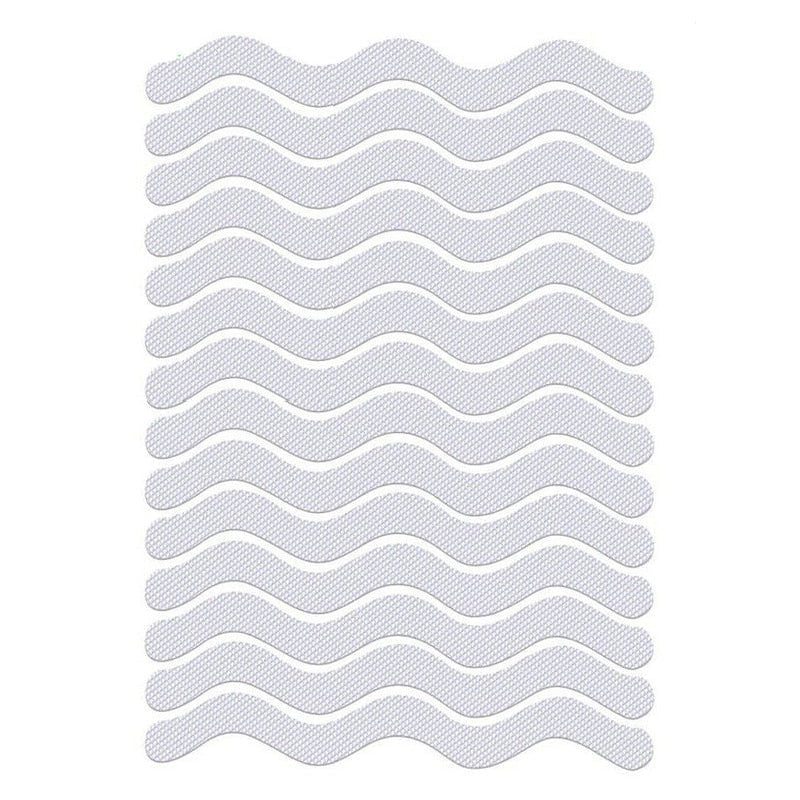 Lot de 24 bandes antidérapantes adhésives