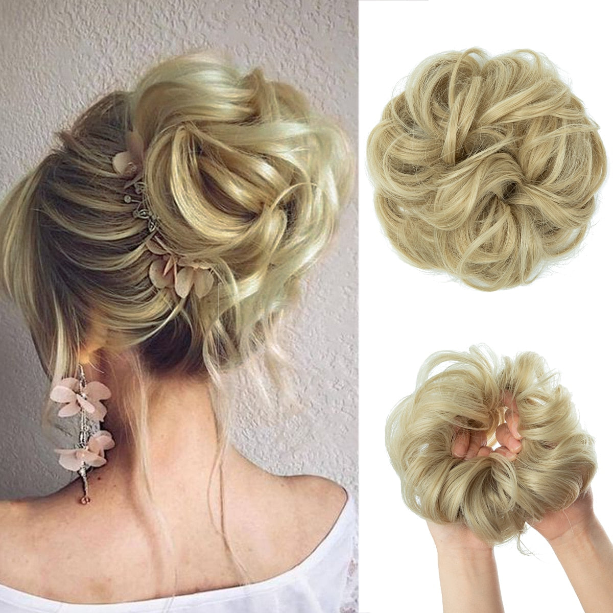 Messy bun scrunchie