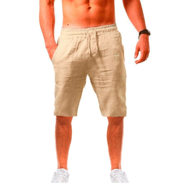 NATHAN - Men's breathable linen shorts