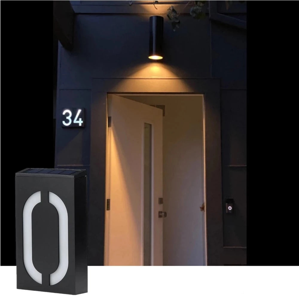 Numéros de maison solaires
