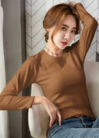 Pull thermique intérieur fourrure