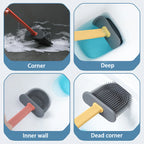 Brosse WC en silicone souple