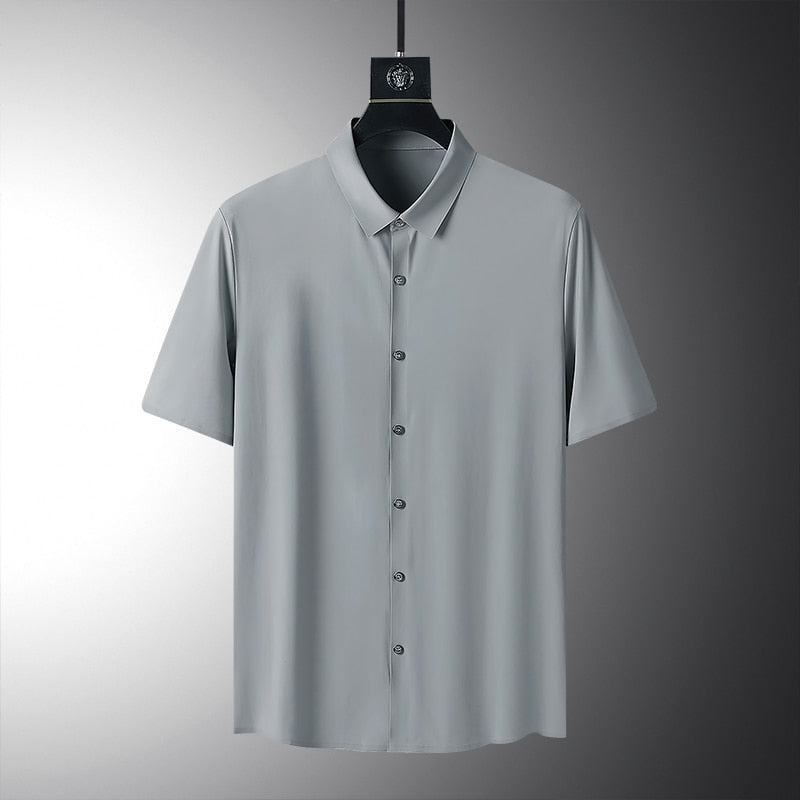 Silky-feel quick-dry shirt