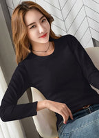 Pull thermique intérieur fourrure