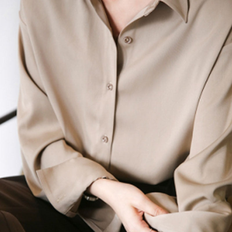 Timeless Satin Blouse - Women