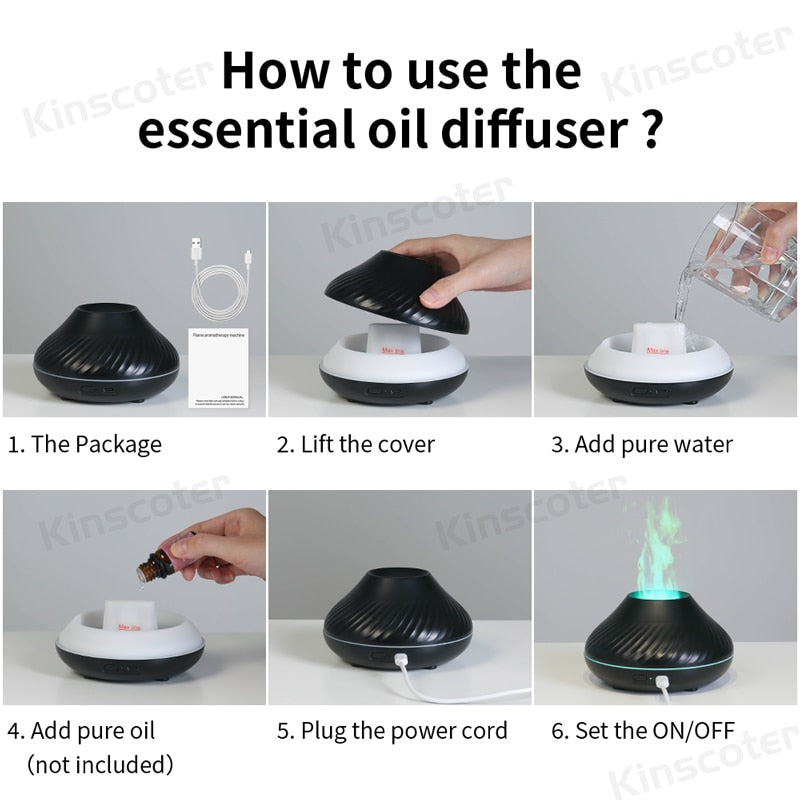 Diffuseur d'huile essentielle VOLCAN