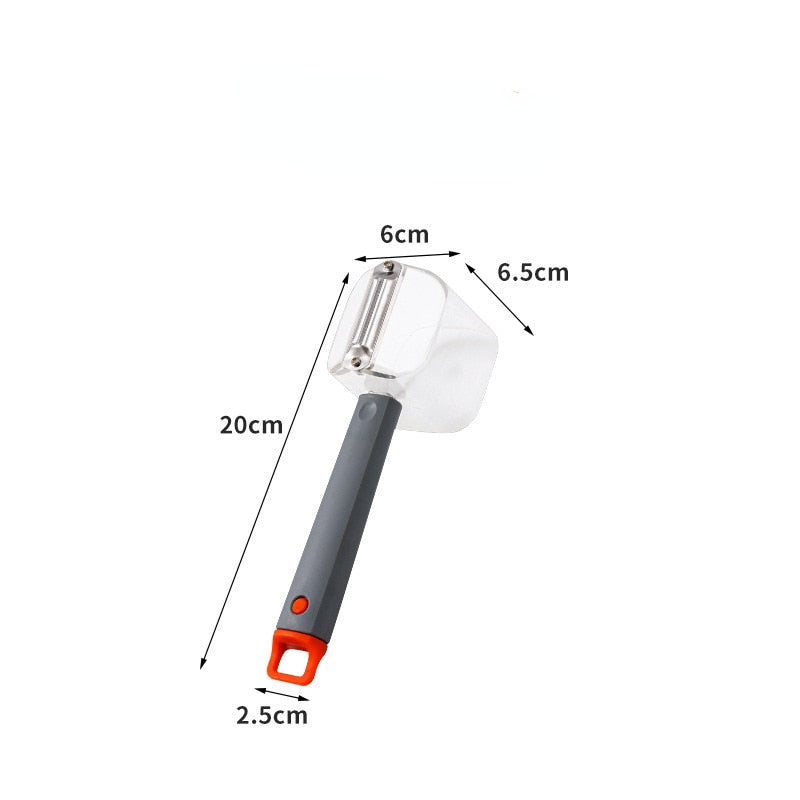 Single-head stainless steel peeler