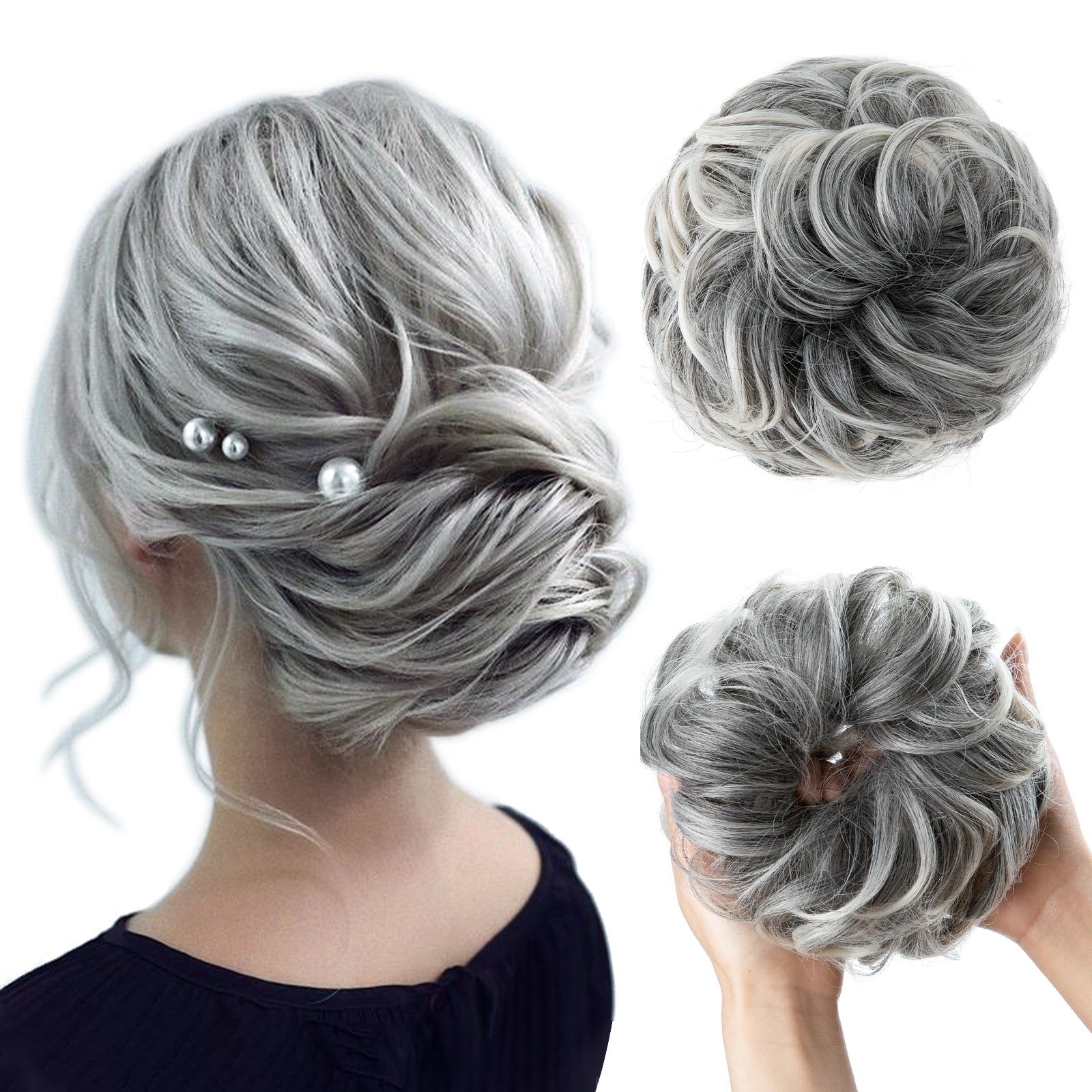 Messy bun scrunchie
