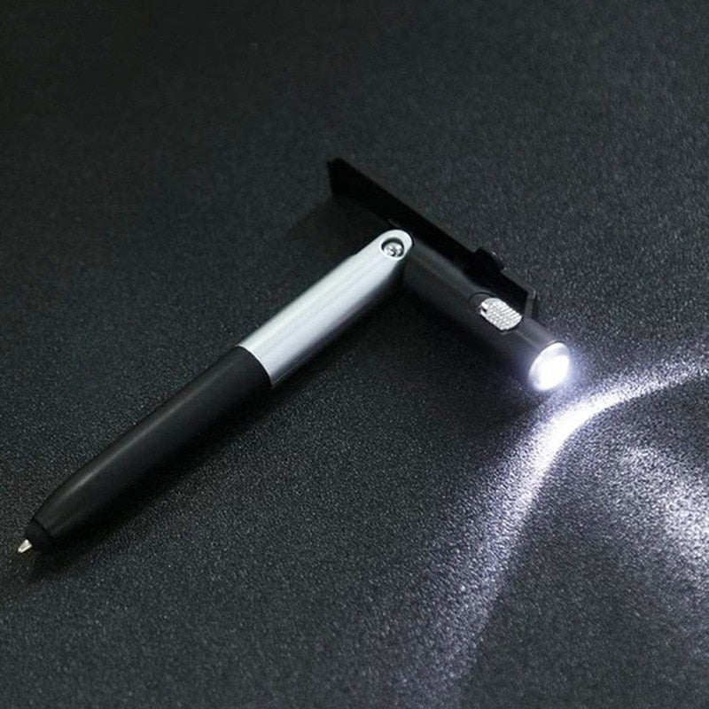 3x Stylo pliable avec lumière LED intégrée