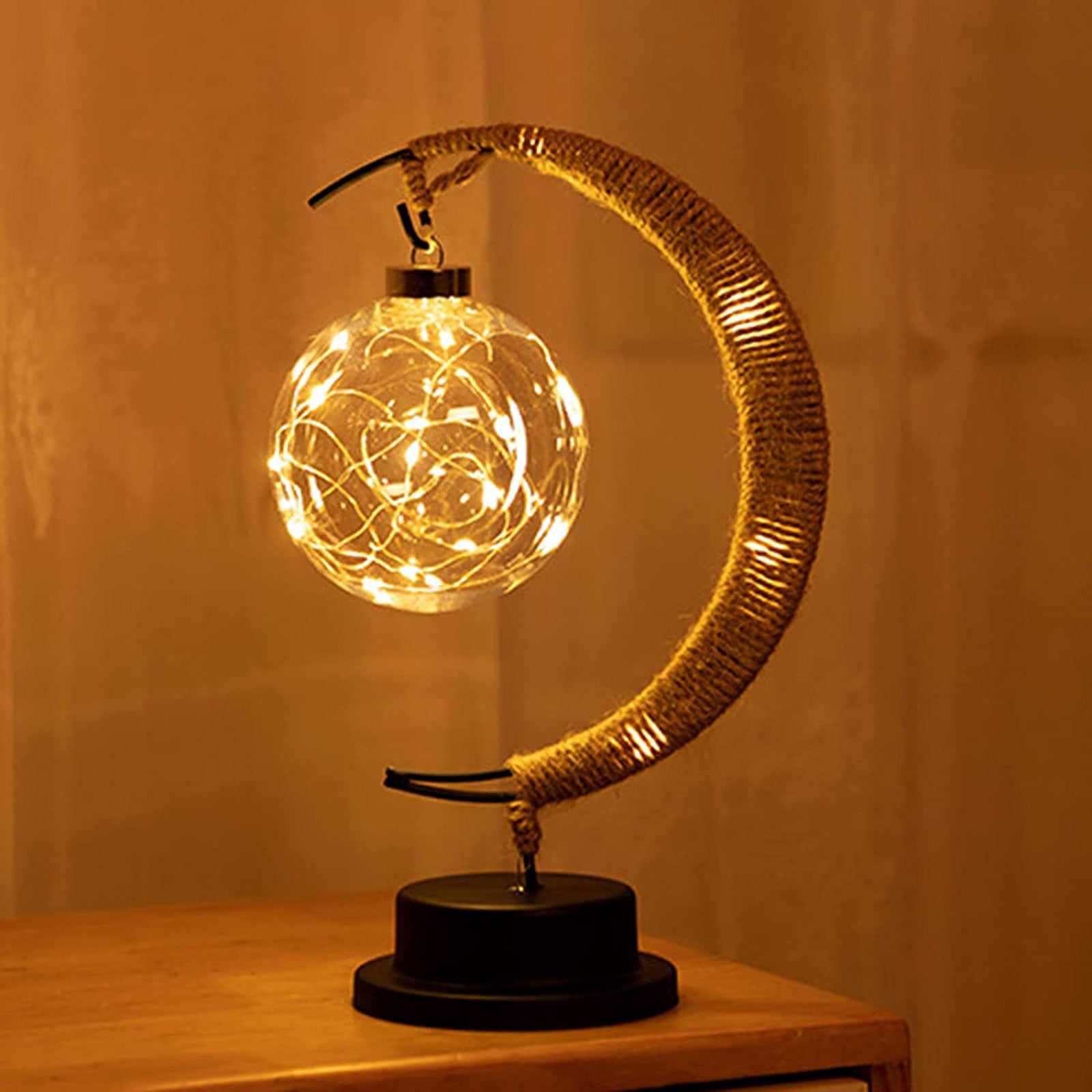 Lampe lune enchantée
