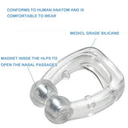 4x Clip nasal anti ronflement