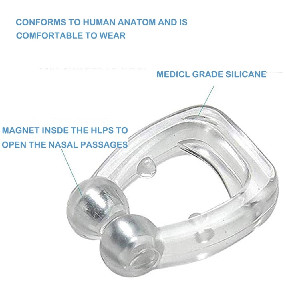 4x Clip nasal anti ronflement