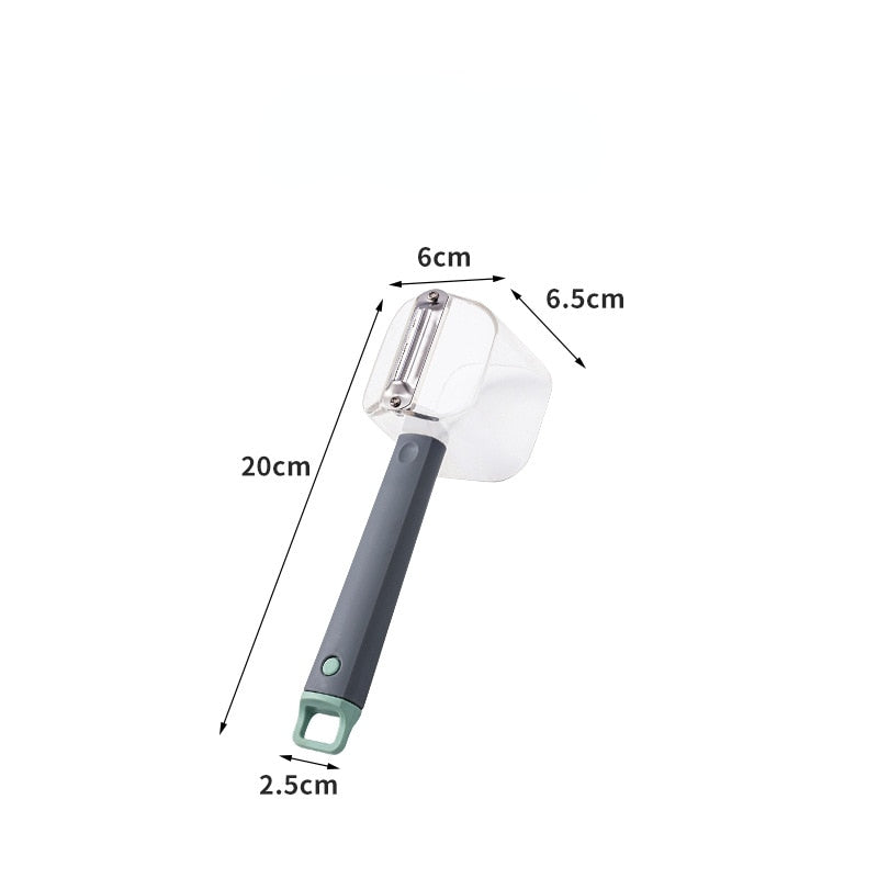 Single-head stainless steel peeler