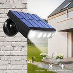 Applique LED solaire - capteur intelligent 3 modes + télécommande