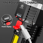 Lampe torche PUISSANCE+ USB rechargeable