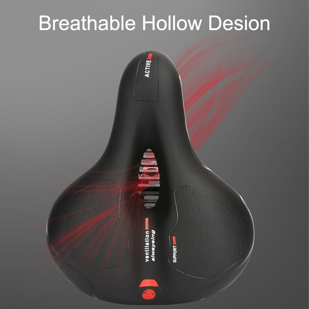 Selle de vélo en gel - Absorption des chocs