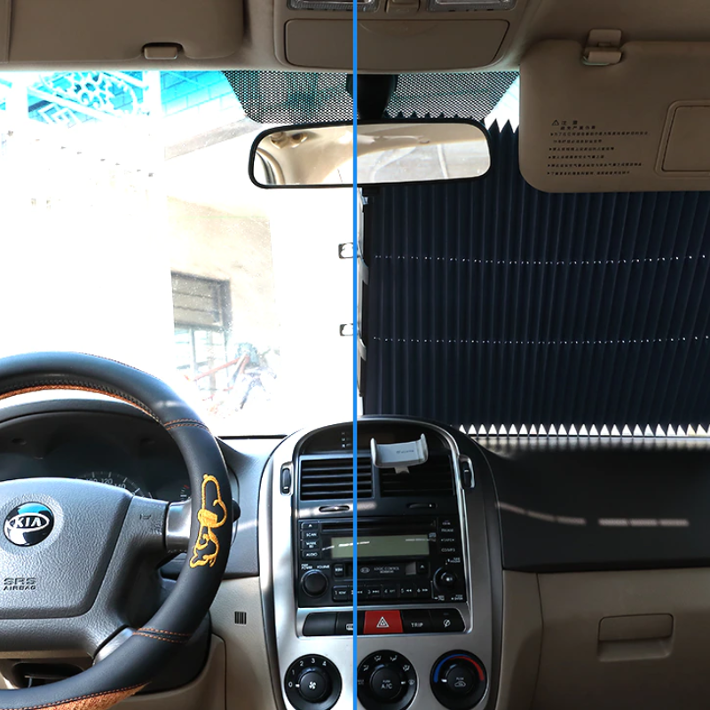 Rideau pare soleil pour voiture