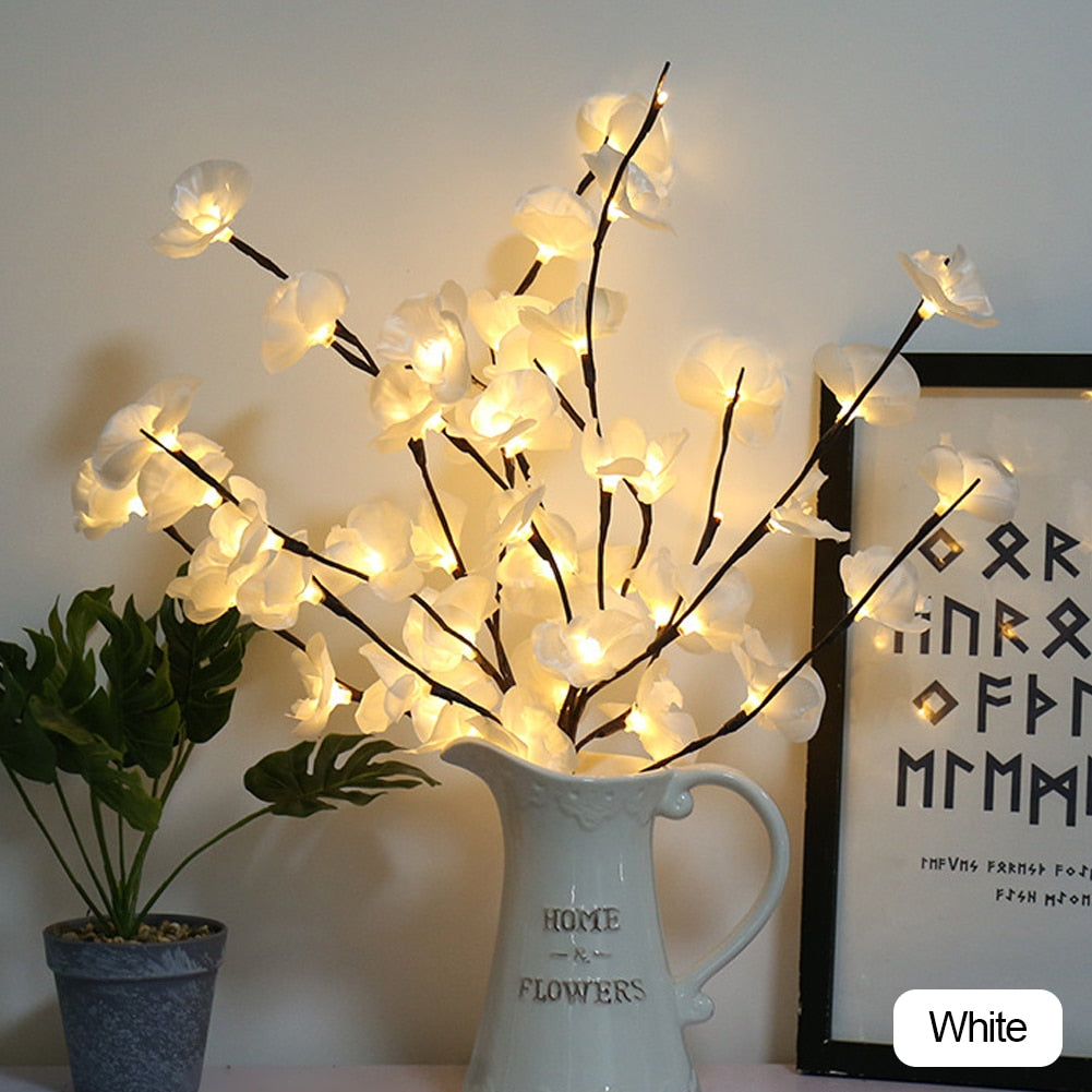 Light-up orchid branches