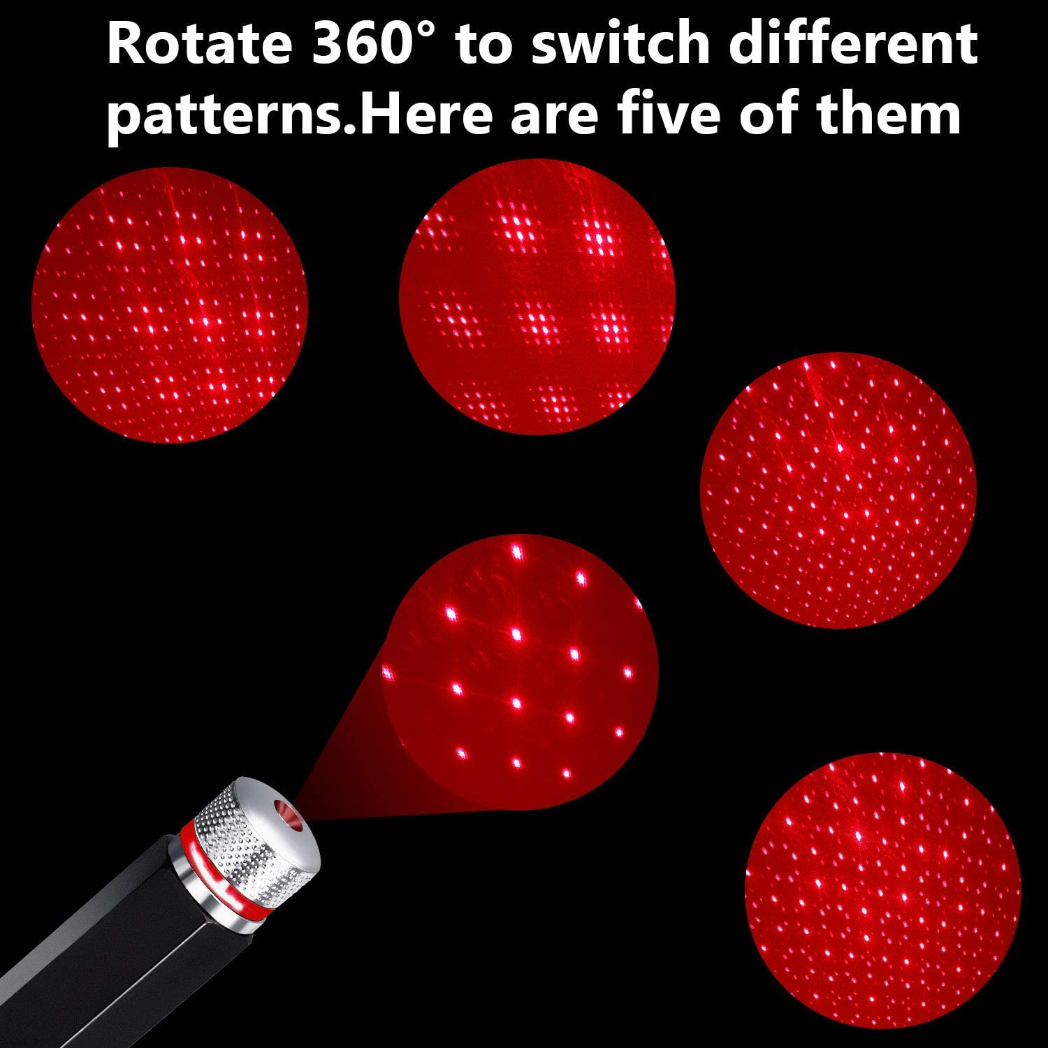Projecteur LED ciel étoilé