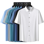 Chemise en soie glacée séchage rapide