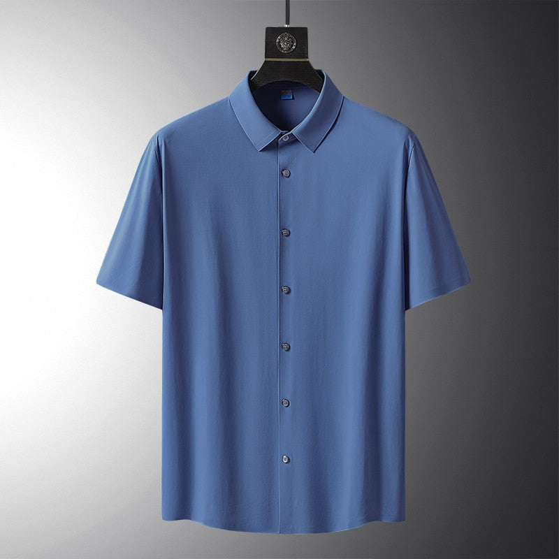 Silky-feel quick-dry shirt