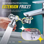 Robinet d'extension pivotant 1080 °
