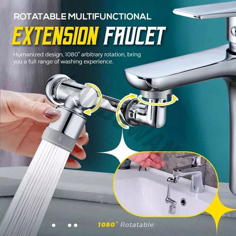 Robinet d'extension pivotant 1080 °