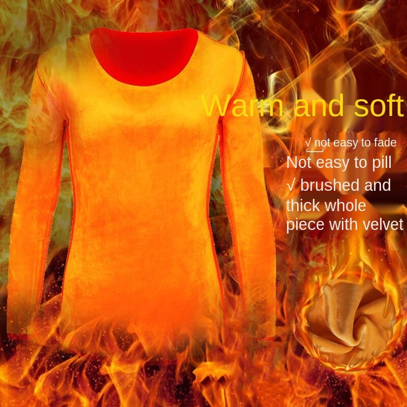 Pull thermique intérieur fourrure