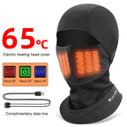 Cagoule intégrale chauffante