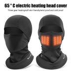 Cagoule intégrale chauffante
