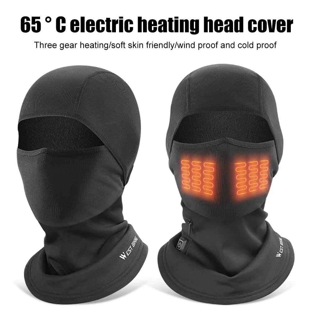 Cagoule intégrale chauffante