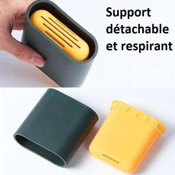 Brosse WC en silicone souple