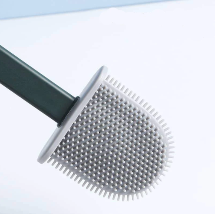 Brosse WC en silicone souple