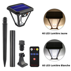 Lampe solaire convertible 2 en 1