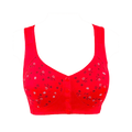 Soutien-gorge 100% coton à imprimé floral